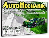 TABLICZKA REKLAMOWA szyld z dibondu nadruk 40x30 cm auto mechanik