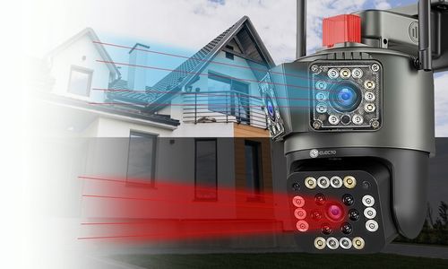 KAMERA WIFI IP SMART OBROTOWA FULL HD ZEWNĘTRZNA POTRÓJNA ZOOM MONITORING na Arena.pl