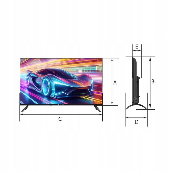 Smart TV Telewizor 40 cali Android HD LED WIFI +Uchwyt Manta+Pendrive 128GB zdjęcie 14