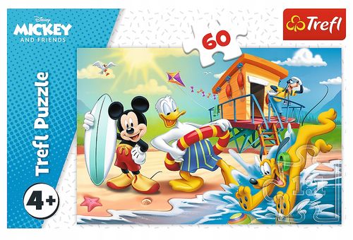Puzzle 60 Ciekawy Dzień Mikiego I Przyjaciół 17359 na Arena.pl
