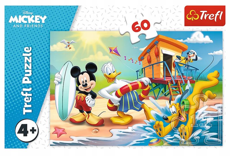 Puzzle 60 Ciekawy Dzień Mikiego I Przyjaciół 17359 zdjęcie 5