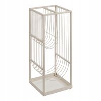 METALOWY STOJAK NA PARASOLE 50 CM BEŻOWY KWADRATOWY 20X20 CM