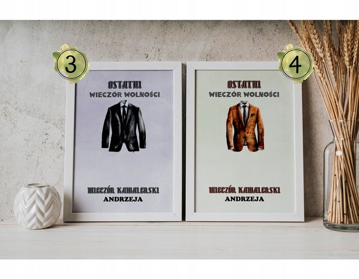 PREZENT NA WIECZÓR KAWALERSKI PAMIĄTKA OBRAZEK A4 IKWK zdjęcie 12