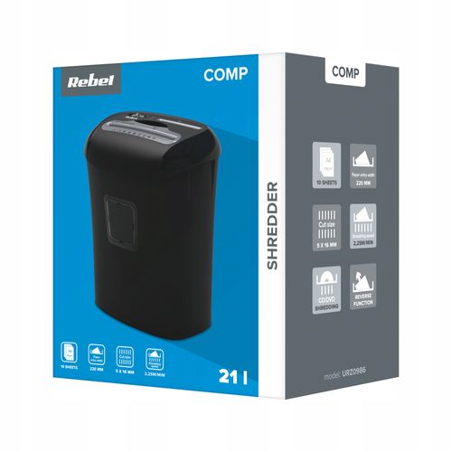 NISZCZARKA dokumentów KOSZ 21 L karty płyty CD na Arena.pl