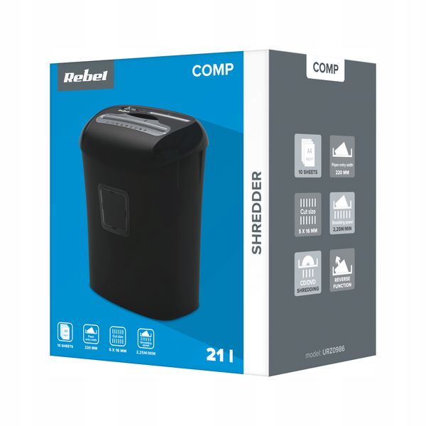 NISZCZARKA dokumentów KOSZ 21 L karty płyty CD zdjęcie 10