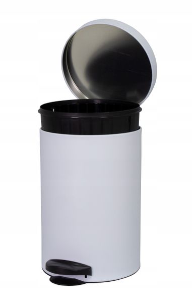 Kosz Na Śmieci 14L Odpady Pojemnik Z Pedałem Stal zdjęcie 1