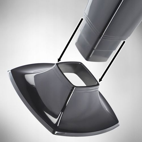 FLAKON WAZON NAGROBNY GRÓB NA CMENTARZ PLASTIKOWY NA KWIATY 39cm na Arena.pl