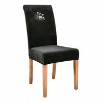 Pokrowiec na krzesło z HAFTEM PREZENT DLA PARY personalizowane