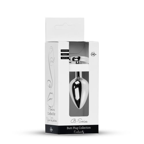 Plug-Jewellery Silver  Heart Plug- Light Blue na Arena.pl