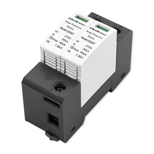 Qoltec Ogranicznik ochronnik przepięć AC 2P 275V T2 |B+C na Arena.pl