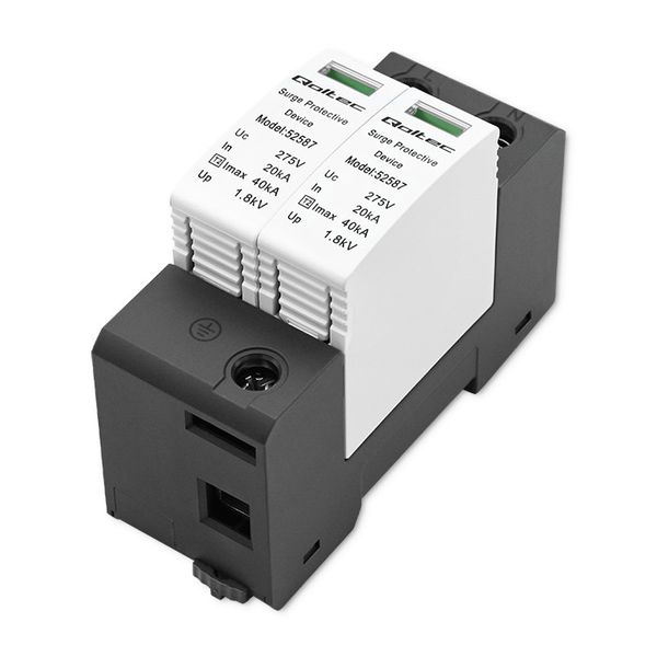 Qoltec Ogranicznik ochronnik przepięć AC 2P 275V T2 |B+C zdjęcie 5