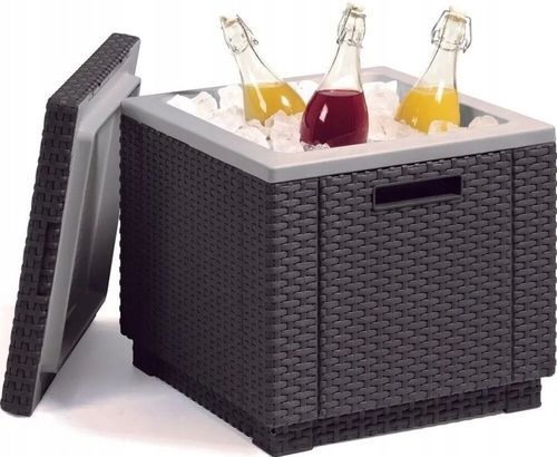 Pufa ogrodowa KETER Ice Cube 213828 schowek na Arena.pl