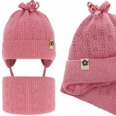 CZAPKA dla noworodka KOMIN wiosna jesień 36-38cm