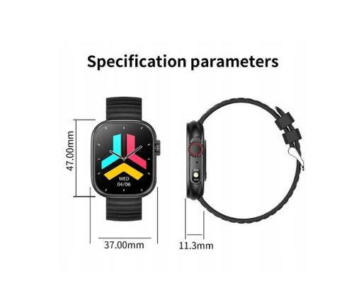 Smartwatch niktrade 191916645 czarny na Arena.pl