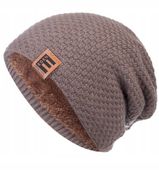 Czapka zimowa męska beanie, ciepła i elastyczna