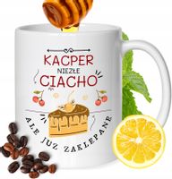 Kubek Dla Kacpra Kolegi Przyjaciela Męża Prezent Z Nadrukiem Biały 330Ml