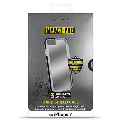 PURO Impact Pro Hard Shield - Etui iPhone 8 / 7 (czarny) na Arena.pl