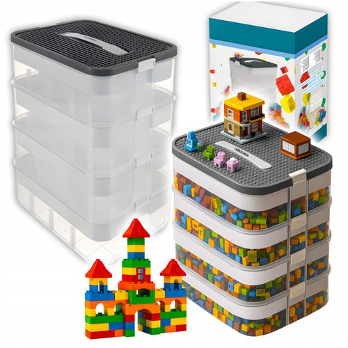 pudełko na klocki- 4 poziomy 29l kruzzel 25758 na Arena.pl