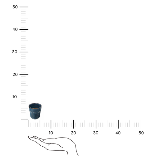 Filiżanka do espresso Roma niebieska 80 ml na Arena.pl