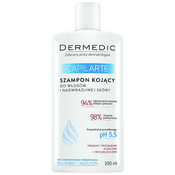 DERMEDIC CAPILARTE 300 ml Szampon Kojący zdjęcie 6