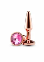 nsnovelties tapered plug small aluminiowy chromowany 6,5 cm srebrny