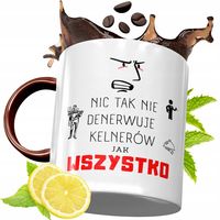 Kubek Bordowy Dla Kelnera Na Urodziny Prezent Z Nadrukiem Ze Zdjęciem