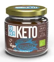 Krem migdałowo-kakaowy z olejem MCT 200 g – bez cukru, bezglutenowy BIO