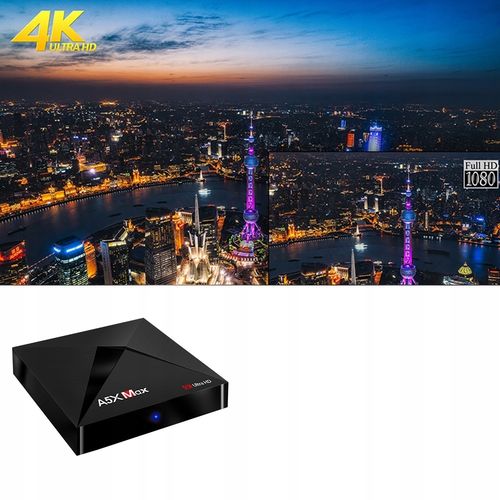SMART TV BOX A5X MAX Android 9 Pie 4/32GB 4K UHD na Arena.pl
