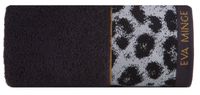 Ręcznik Eva  70x140 cm czarny bawełna frotte elegancki