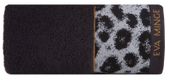Ręcznik Eva  70x140 cm czarny bawełna frotte elegancki