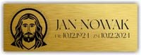 Personalizowana Tabliczka z Grawerem na Urnę Personalizacja Imię i Data