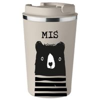 Kubek Termiczny Premium z Nadrukiem MIŚ NIEDŹWIEDŹ na kawę 350 ml KT_074