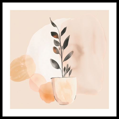 Plakat 60x60cm Doniczkowy Kolor na Arena.pl