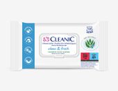 Cleanic Uniwersalne Chusteczki odświeżające Clean&Fresh 1op.-120szt