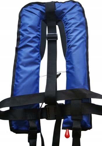 KAMIZELKA PNEUMATYCZNA 150N BLACK ratunkowa automat na Arena.pl