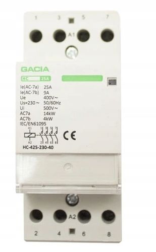 Stycznik Gacia 400 V IP20 25 A na Arena.pl