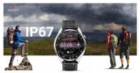 Smartwatch Giewont GW450-5 Srebrny + Pasek Czarny