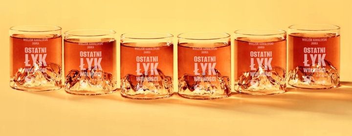 Zestaw szklanek do whisky 6szt. GRAWER upominek PREZENT WIECZÓR KAWALERSKI zdjęcie 11