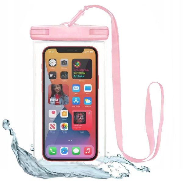 TECH-PROTECT UNIVERSAL WATERPROOF CASE PINK zdjęcie 1
