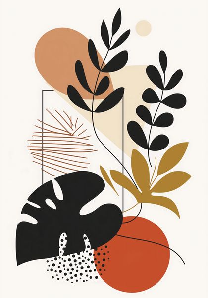 Plakat 70x100cm Zawisły Liść zdjęcie 1