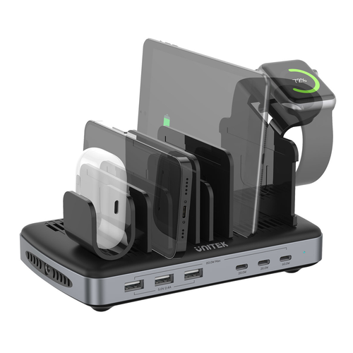 Unitek Stacja ładująca 3 x USB-A 20W, 3 x USB-C PD na Arena.pl