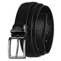 czarny pasek męski ze skóry ekologicznej  peterson