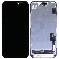 Wyświetlacz do iPhone 15 z ekranem dotykowym czarnym (HD+ Incell) IC Transf