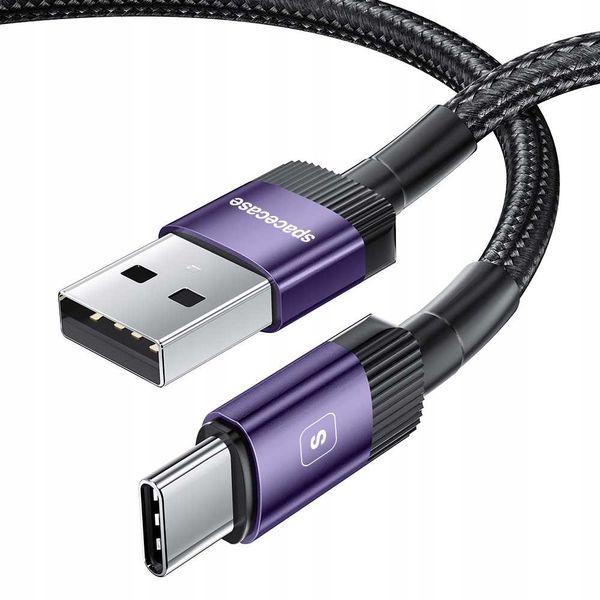 Spacecase Usb-C Cable 1M 3A Purple zdjęcie 3