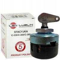 URSUS C-330 C-360 STACYJKA Z KLUCZYKIEM METALOWA NAKRĘTKA PRODUKT POLSKI