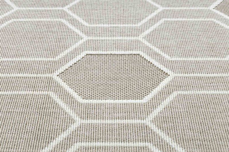 RUG/LU/WINK/HEXAGON/BEIGE/120x170 zdjęcie 4