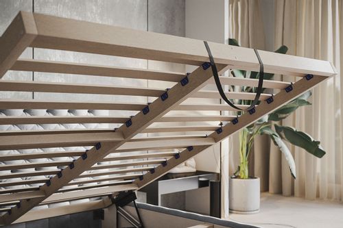 Łóżko Slim 8 tapicerowane 140x200 stelaż pojemnik na Arena.pl