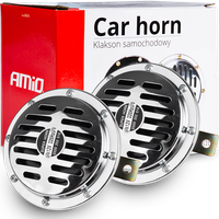 2x GŁOŚNY Ślimak Sygnał Dźwiękowy KLAKSON 12V 110DB do samochodu motocykla