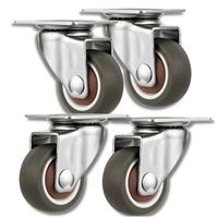 Kółka 64mm do mebli zestaw 4szt kółko gumowe obrotowe jezdne