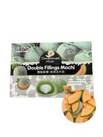 Mochi z podwójnym nadzieniem melon i śmietanka double filling japońskie owocowe ciastka ryżowe180g
